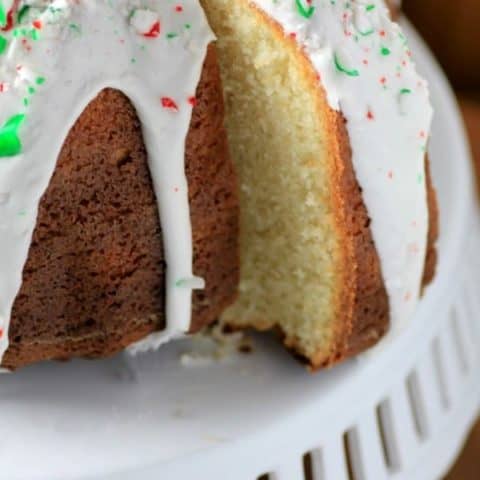 White Hot Chocolate Peppermint Bundt