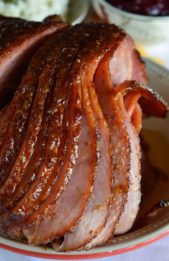 Pineapple Honey Glazed Ham Recipe by Wonky Wonderful