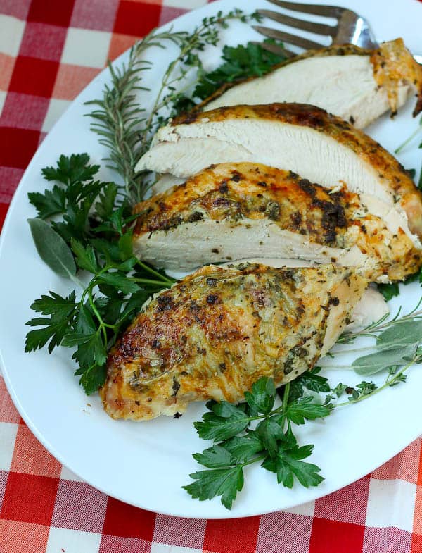 Herb Roasted Turkey Breast by Rachel Cooks