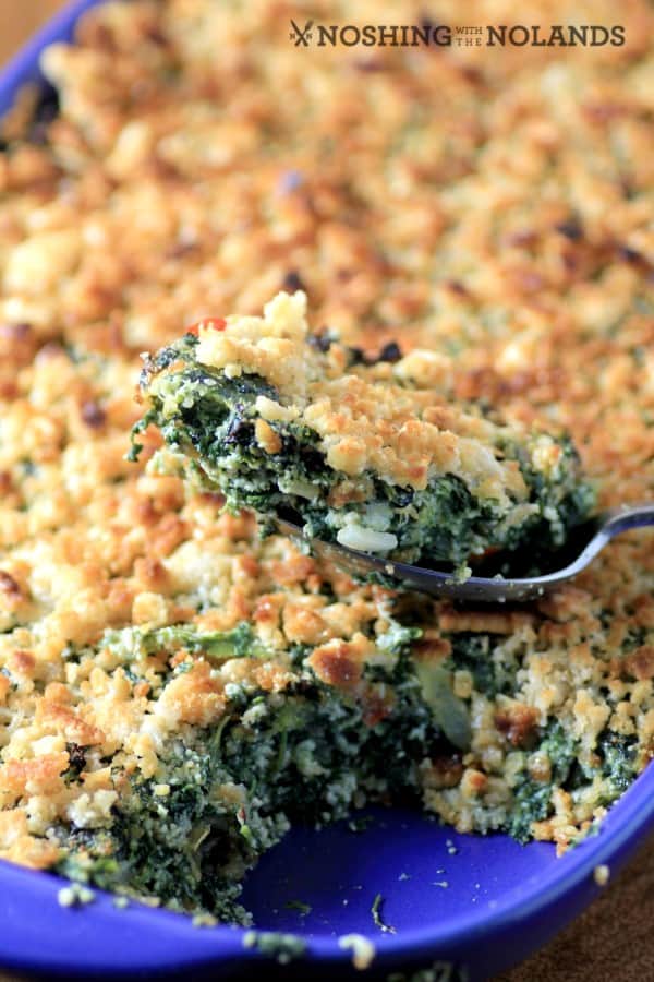 Comfort Spinach Egg Casserole by Noshing With The Nolands 