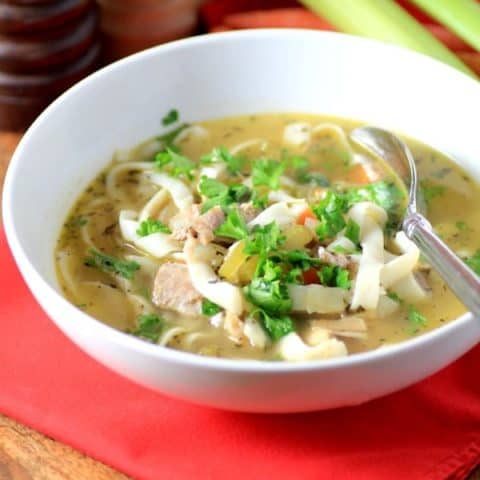 Easy Light Turkey Noodle Soup