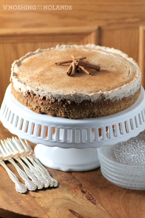 Eggnog Cheesecake by Noshing With The Nolands 