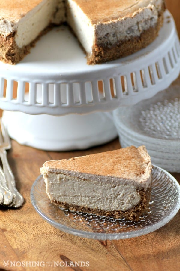 Eggnog Cheesecake by Noshing With The Nolands 
