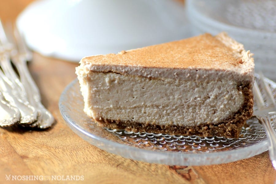 Eggnog Cheesecake by Noshing With The Nolands 