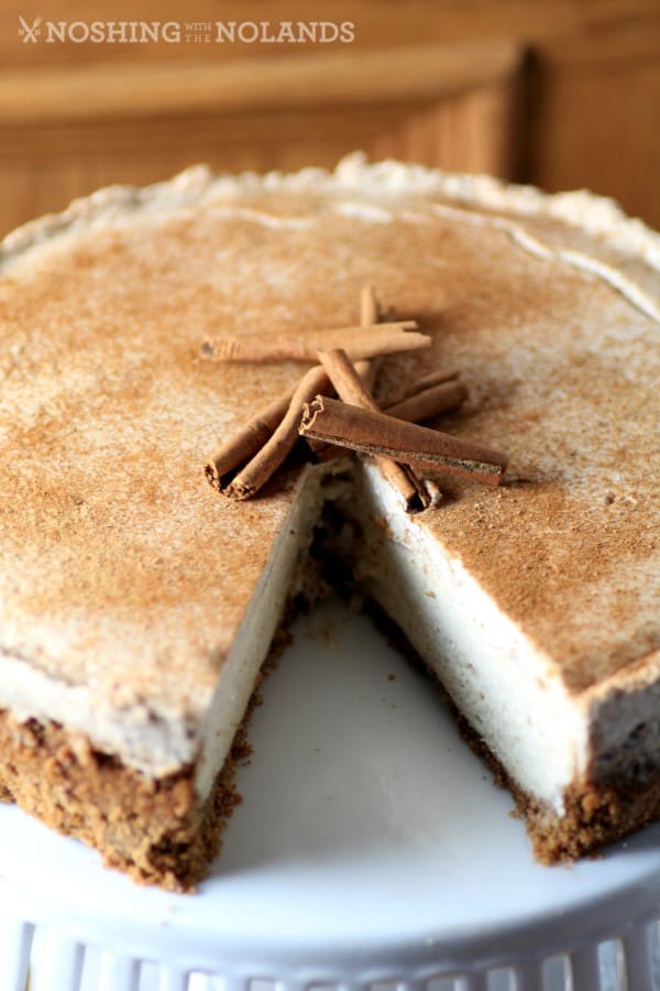 Eggnog Cheesecake by Noshing With The Nolands 