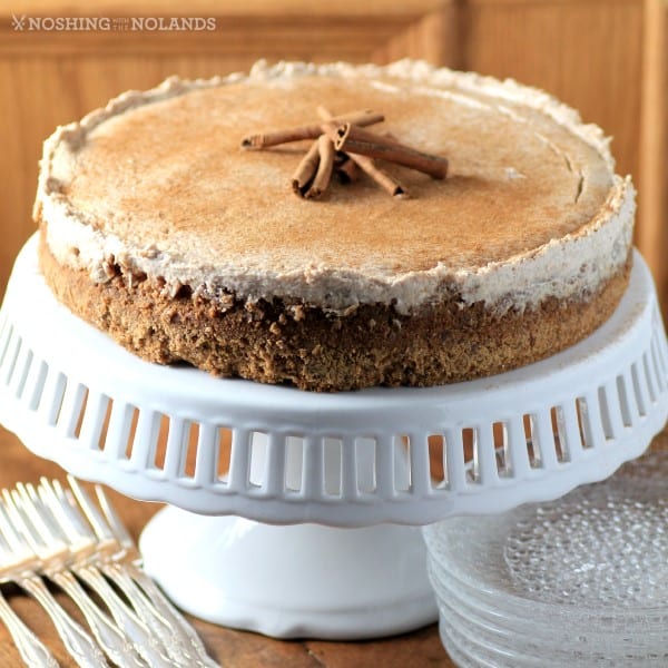 Eggnog Cheesecake by Noshing With The Nolands 