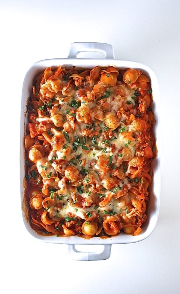 Orecchiette Pasta Bake by Life is But a Dish