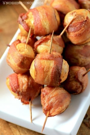 Bacon Wrapped Little Potatoes - Noshing With the Nolands