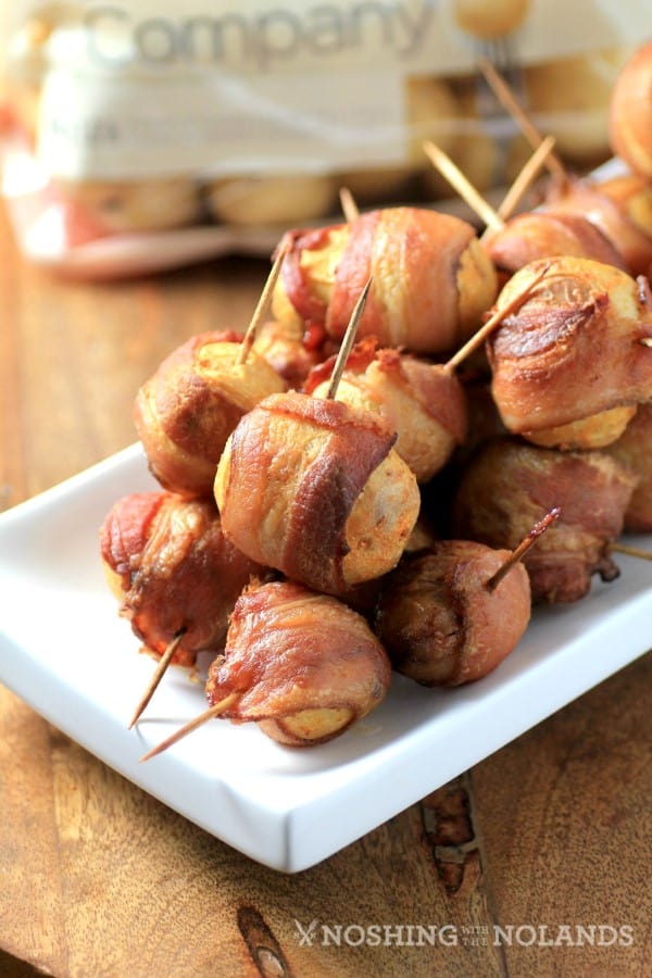 Spicy Bacon Wrapped Little Potatoes by Noshing With The Nolands