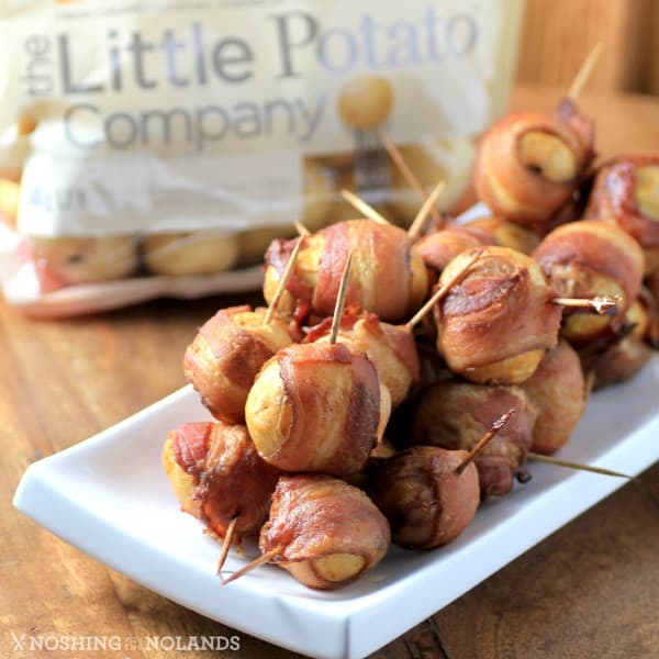 Spicy Bacon Wrapped Little Potatoes by Noshing With The Nolands 