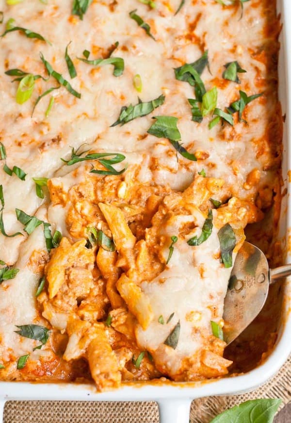 Cheesy Ground Beef Company Casserole by NeighborFood