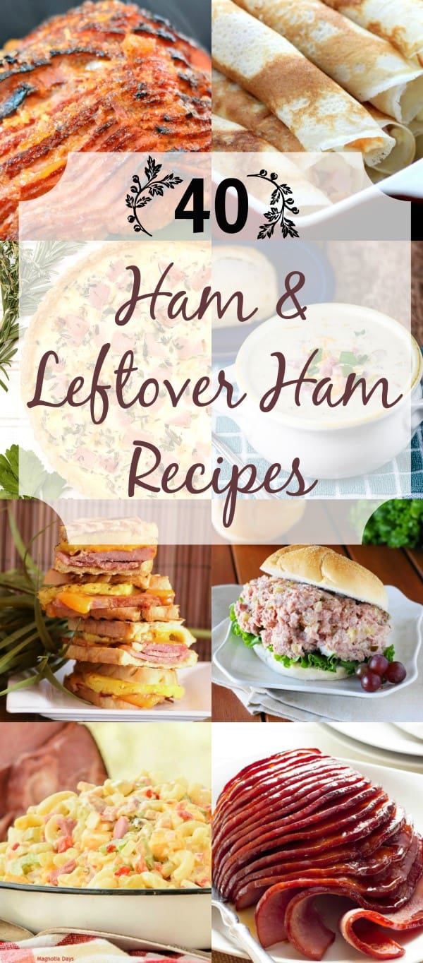 40 Ham and Leftover Ham Recipes 