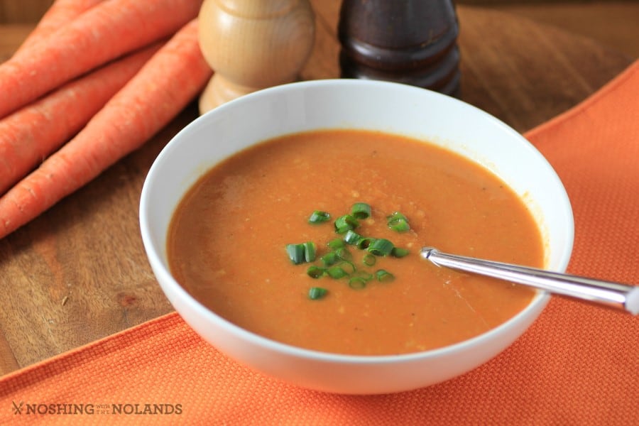 Creamy Vegan Moorish Spiced Roasted Carrot Soup