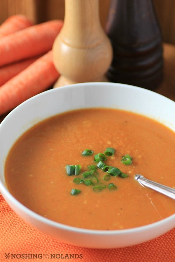 Creamy Vegan Moorish Spiced Roasted Carrot Soup by Noshing With The Nolands 