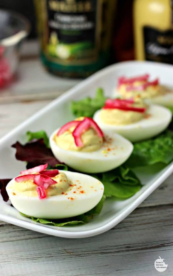 Pickled Red Onion Deviled Eggs HERO w logo (Custom) (2)