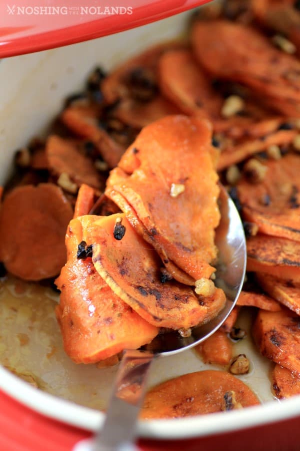 Roasted Sweet Potato Medallion Casserole by Noshing With The Nolands 