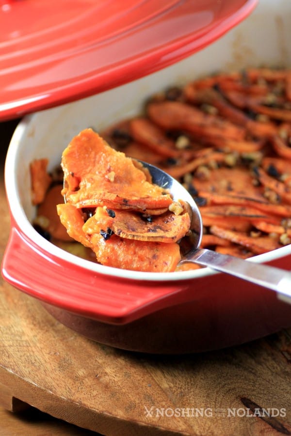 Roasted Sweet Potato Medallion Casserole by Noshing With The Nolands 