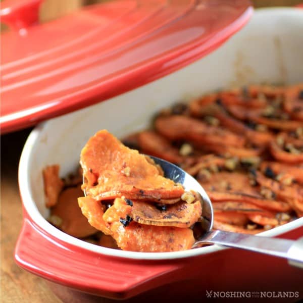 Roasted Sweet Potato Medallion Casserole by Noshing With The Nolands 