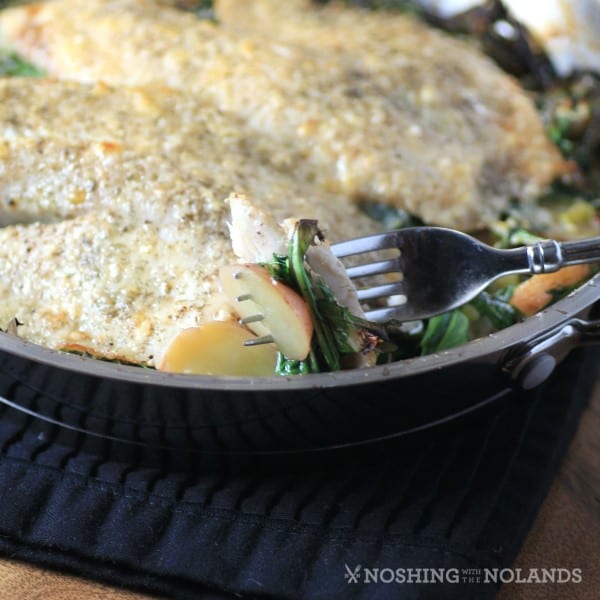 Tilapia Potatoes and Leeks by Noshing With The Nolands