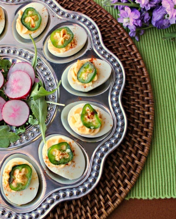 WA egg tray and sriracha deviled eggs 3