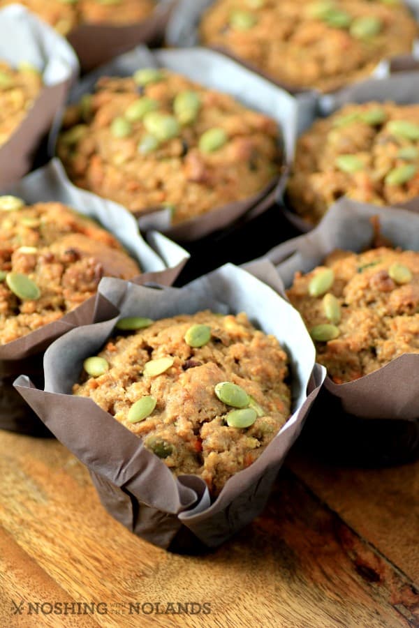 Zucchini Carrot Breakfast Muffins by Noshing With The Nolands