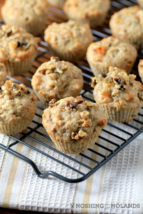 Banana Arpicot Walnut Muffins by Noshing With The Nolands 