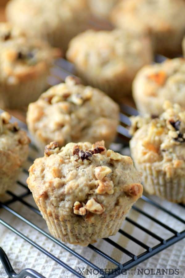 Banana Arpicot Walnut Muffins by Noshing With The Nolands