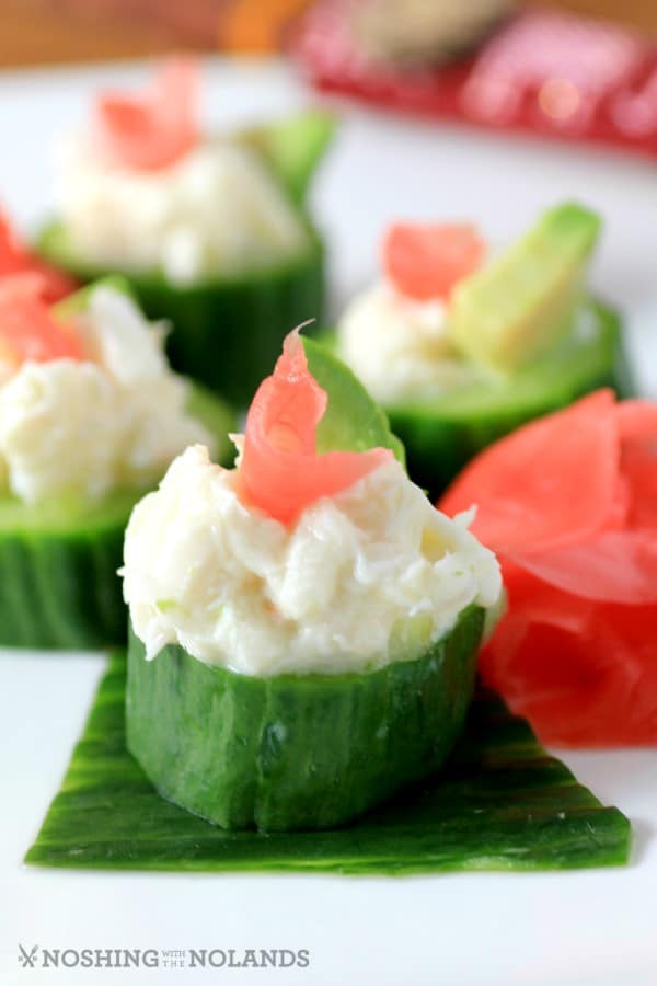 Crab Cucumber Appetizer Cups by Noshing With The Nolands (2) (Custom)