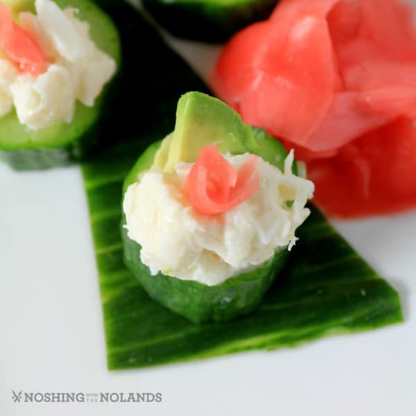 Crab Cucumber Appetizer Cups by Noshing With The Nolands (3) (Custom)