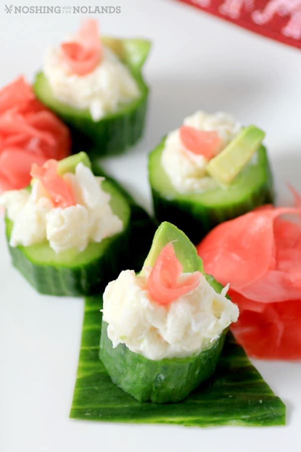 Crab Cucumber Appetizer Cups by Noshing With The Nolands (Custom)