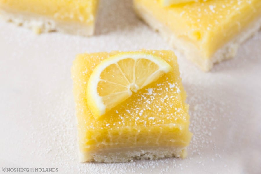 Lemon Pie Bars by Noshing With The Nolands 