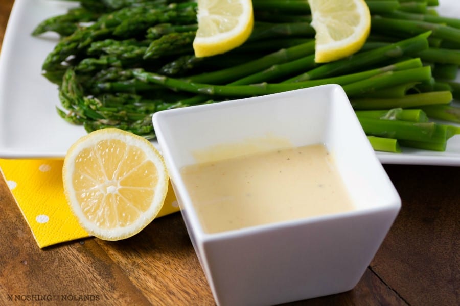 Asparagus with Easy Blender Hollandaise Sauce