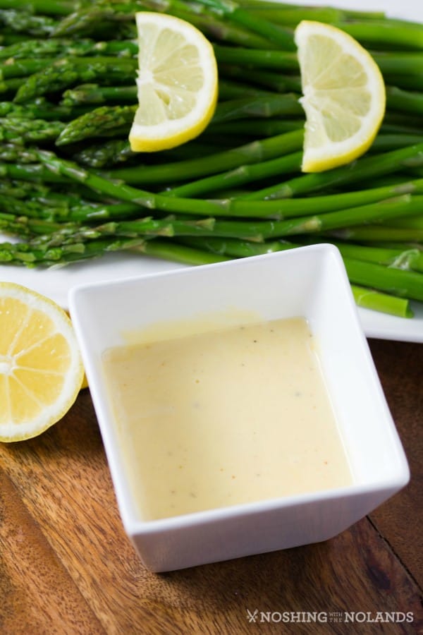 Asparagus with Easy Blender Hollandaise Sauce