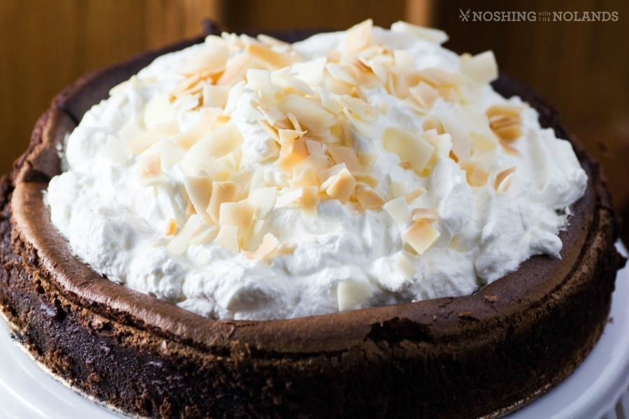 Chocolate Cake with Hippie Flakes by Noshing With The Nolands is a gluten free divinely rich cake perfect for any special occasion. 