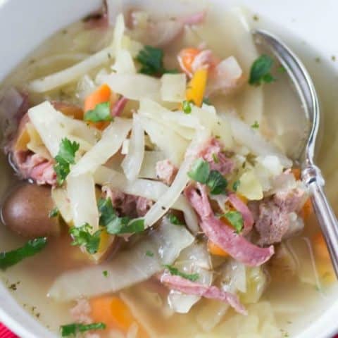 Corned Beef and Cabbage Soup