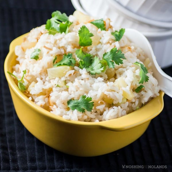 Instant Pot Spicy Pineapple Coconut Chicken and Rice