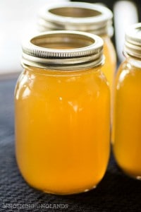 Overnight Slow Cooker Chicken Stock