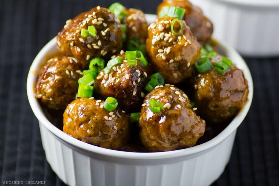 Quick Easy Asian Meatballs by Noshing With The Nolands 