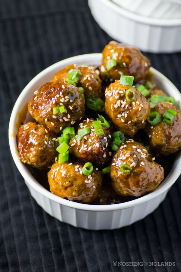 Quick Easy Asian Meatballs by Noshing With The Nolands