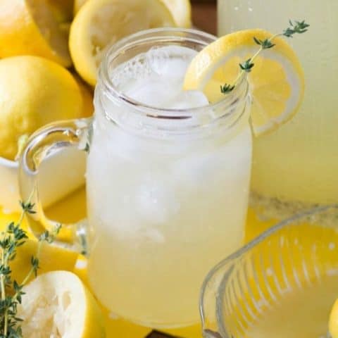 Spring Thyme Lemonade - Real Housemoms