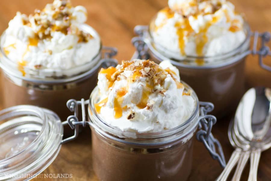 Walnut Caramel Pots de Creme 