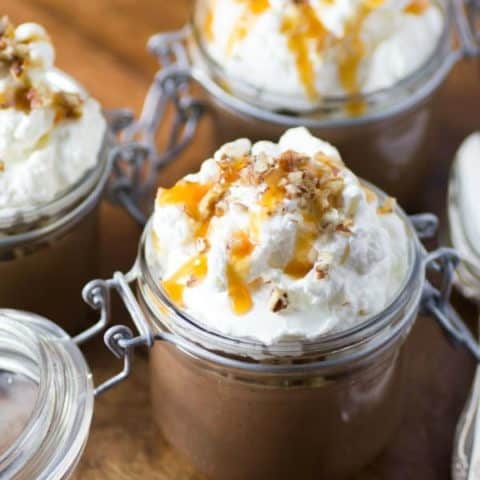 Walnut Caramel Pots de Creme