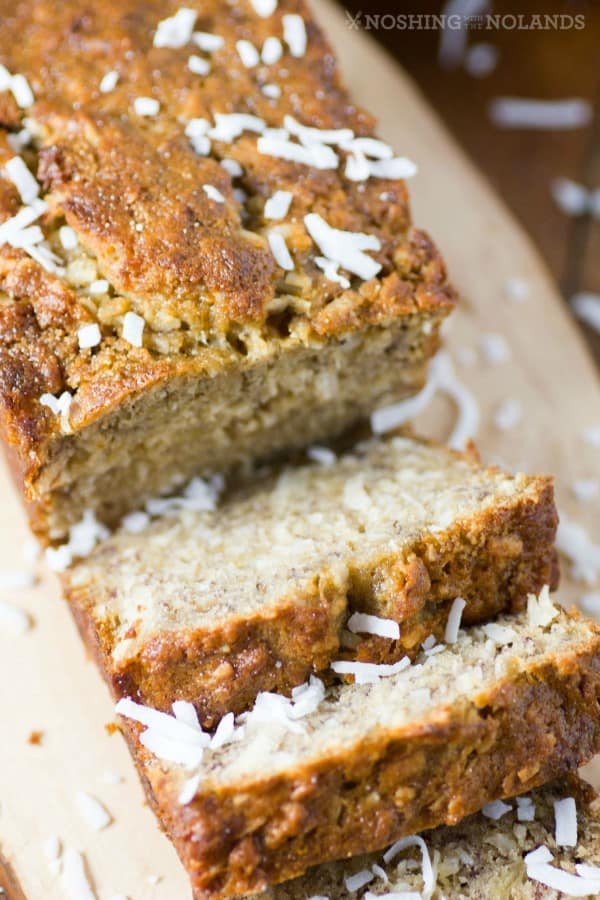 Coconut Rum Banana Cake 