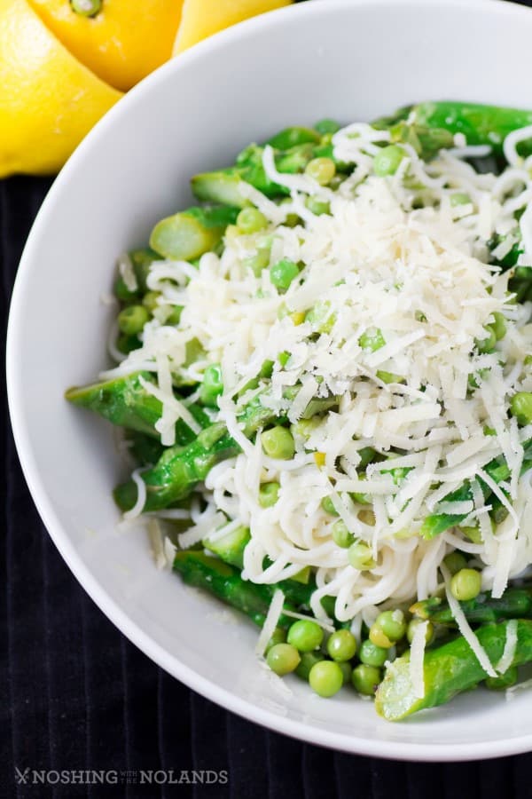 Fresh Asparagus Pea Lemon Pasta