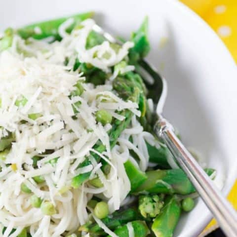 Fresh Asparagus Pea Lemon Pasta