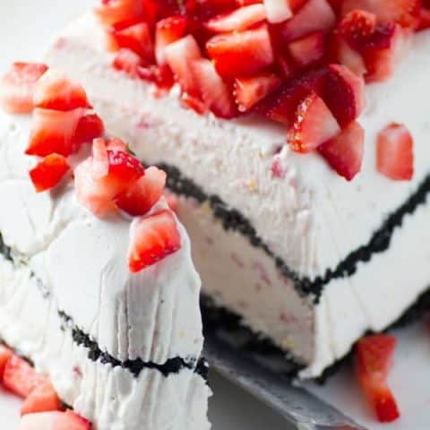 Frozen Strawberry Dessert