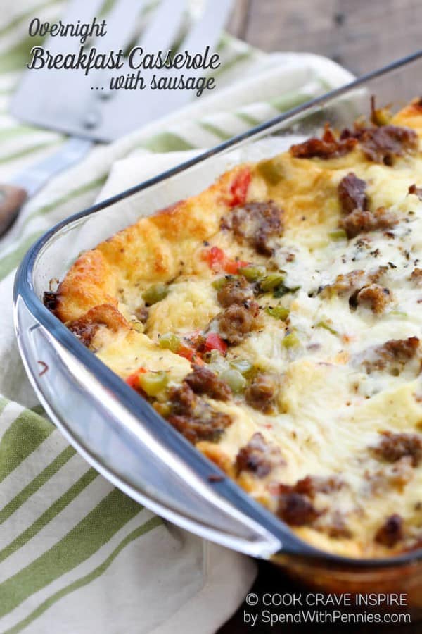 35 Scrumptious Make Ahead Brunch Casseroles