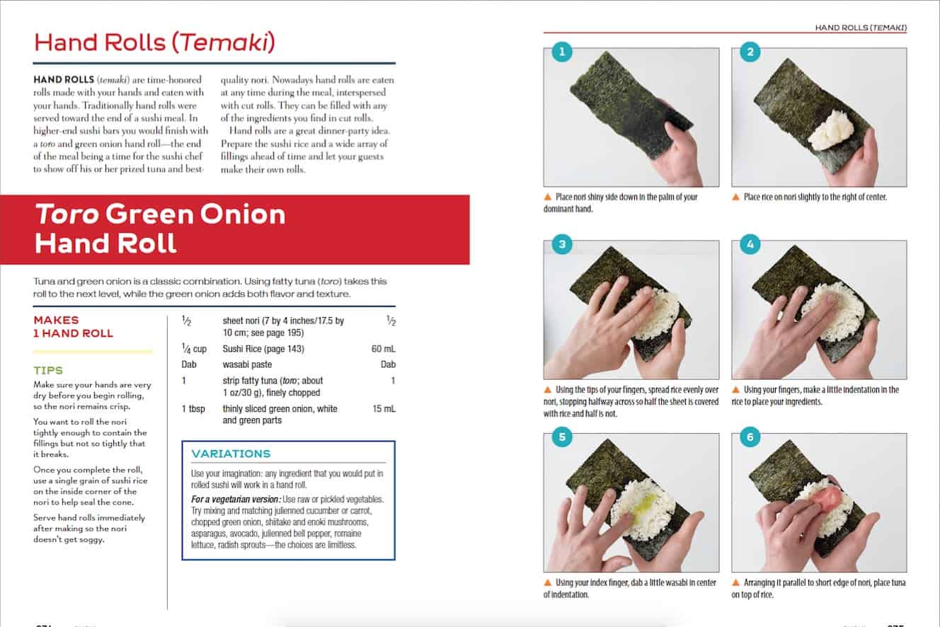 Toro Green Onion Hand Roll
