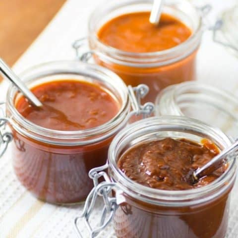 Smoky, Sweet, Spicy Trio of Homemade BBQ Sauces