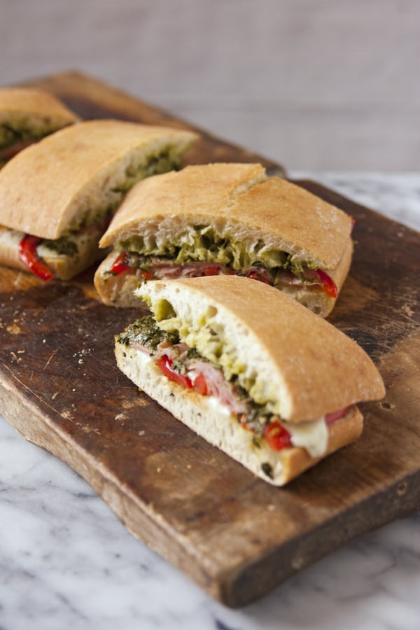 Baked-Ham-and-Chimichurri-Panini